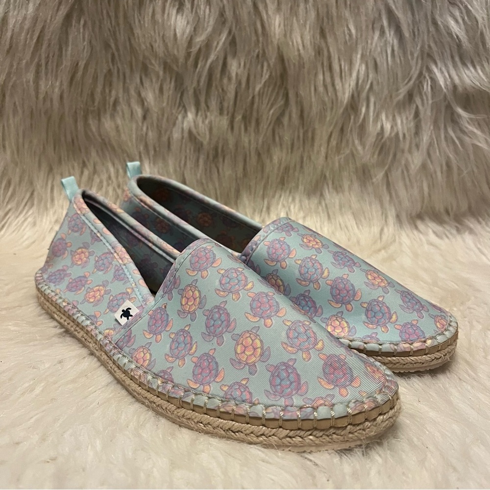 Simply Southern Sea Turtle Espadrilles Slip Ons